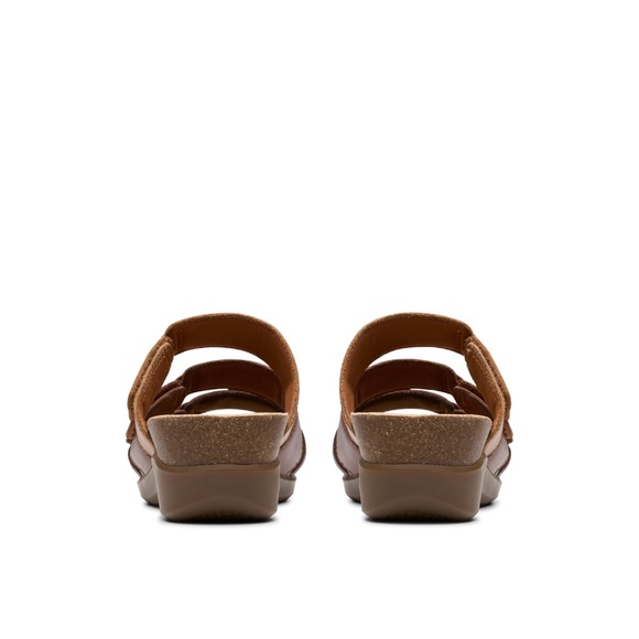 Womens Clarks Calenne Lily in Brown Multi Leather. 26181558 - Picture 5 of 7